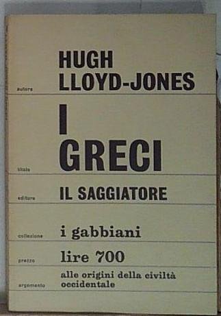 Lloyd-jones I GRECI. Il saggiatore | Immagine principale