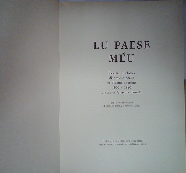 LU PAESE MEU Raccolta antologica di prose e poesie in … | Immagine Gallery 2