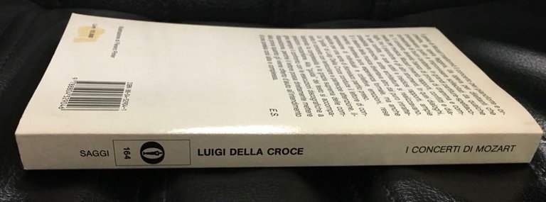 Luigi Della Croce I CONCERTI DI MOZART Oscar Mondadori 1983