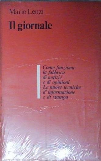 Mario lenzi IL GIORNALE Editori Riuniti | Immagine principale