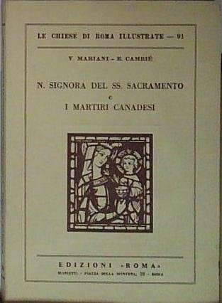 nostra signora del santissimo sacramento e i martiri canadesi