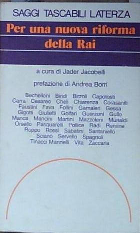 PER UNA NUOVA RIFORMA DELLA RAI Laterza 1992 | Immagine Gallery 2
