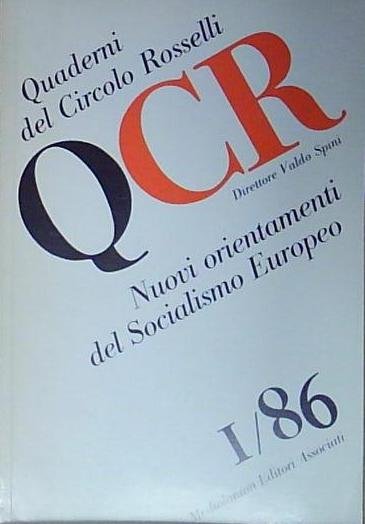 QUADERNI DEL CIRCOLO ROSSELLI QCR 1 86 | Immagine principale