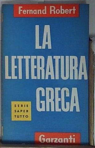 Robert LA LETTERATURA GRECA Garzanti | Immagine Gallery 2