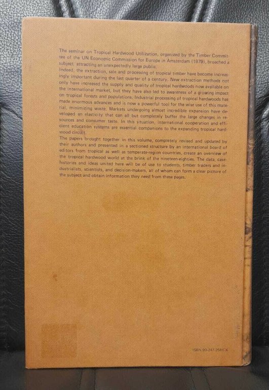 Roleof Oldeman TROPICAL HARDWOOD UTILIZATION Practice prospects 1982