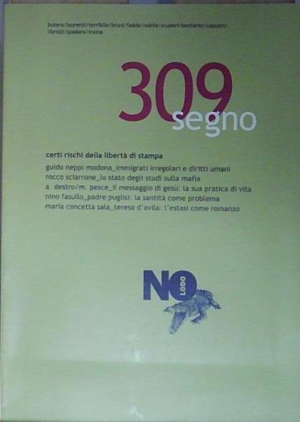 SEGNO RIVISTA 309 | Immagine principale