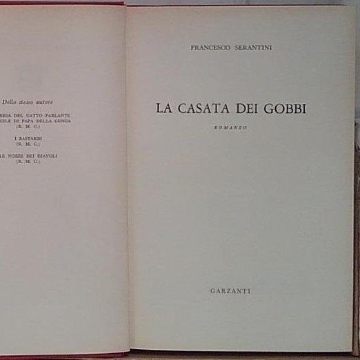 Serantini LA CASATA DEI GOBBI garzanti | Immagine Gallery 2