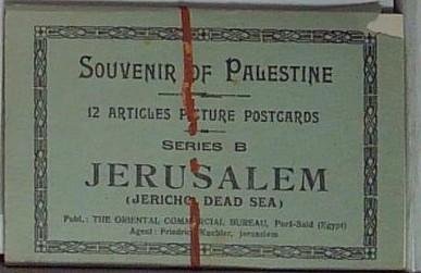 series b postcards jerusalem