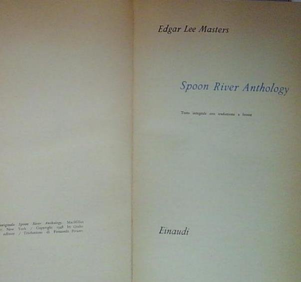 Spoon River anthology | Immagine principale