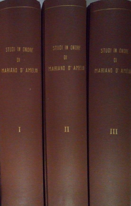 STUDI IN ONORE DI MARIANO D'AMELIO 3 volumi | Immagine principale