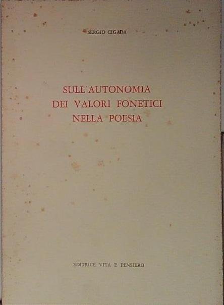 sull'autonomia dei valori fonetici nella poesia | Immagine principale