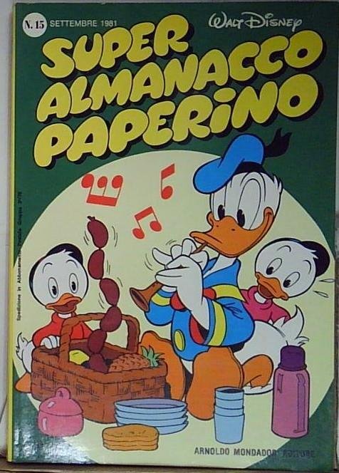 super almanacco di paperino 15 settembre 1981