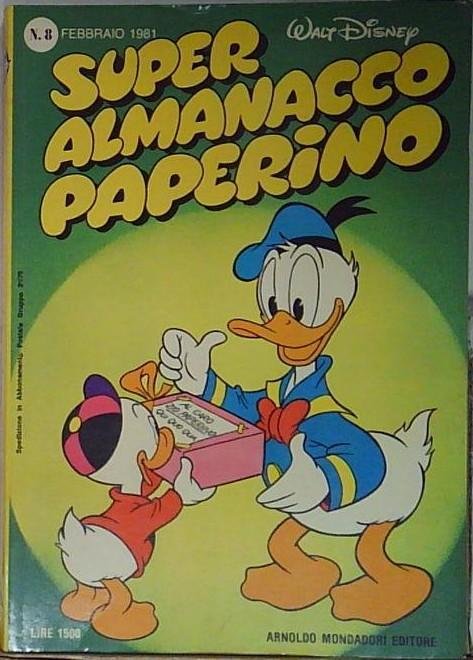 super almanacco paperino 8 1981