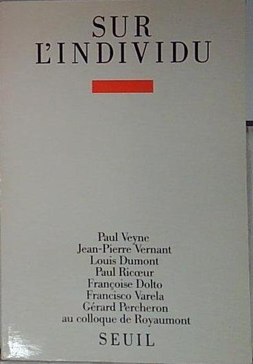 Sur l'individu: Contributions de | Immagine principale