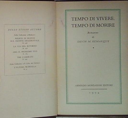 Tempo di vivere, tempo di morire. | Immagine principale