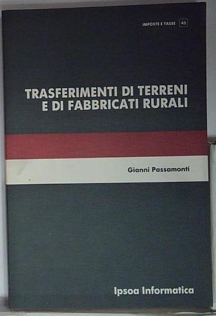 trasferimenti di terreni e di fabbricati rurali | Immagine principale