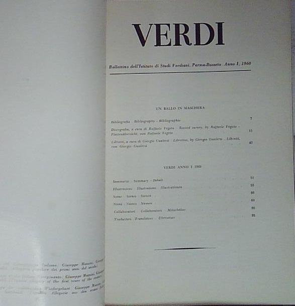 verdi bollettino anno 1 | Immagine principale