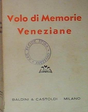 volo di memorie veneziane | Immagine principale