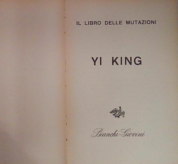 YI KING IL LIBRO DELLE MUTAZIONI | Immagine principale