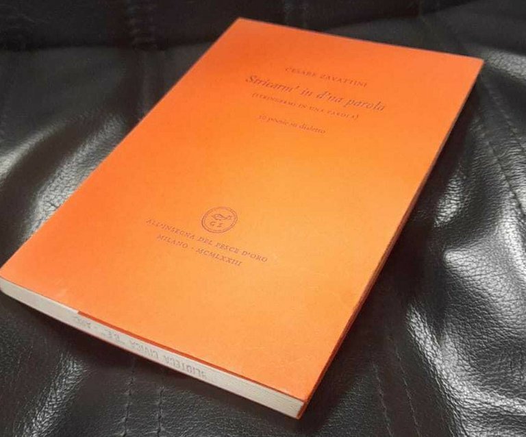 Zavattini STRICARM' IN D'NA PAROLA Poesie dialetto Pesce d'oro Acquario …