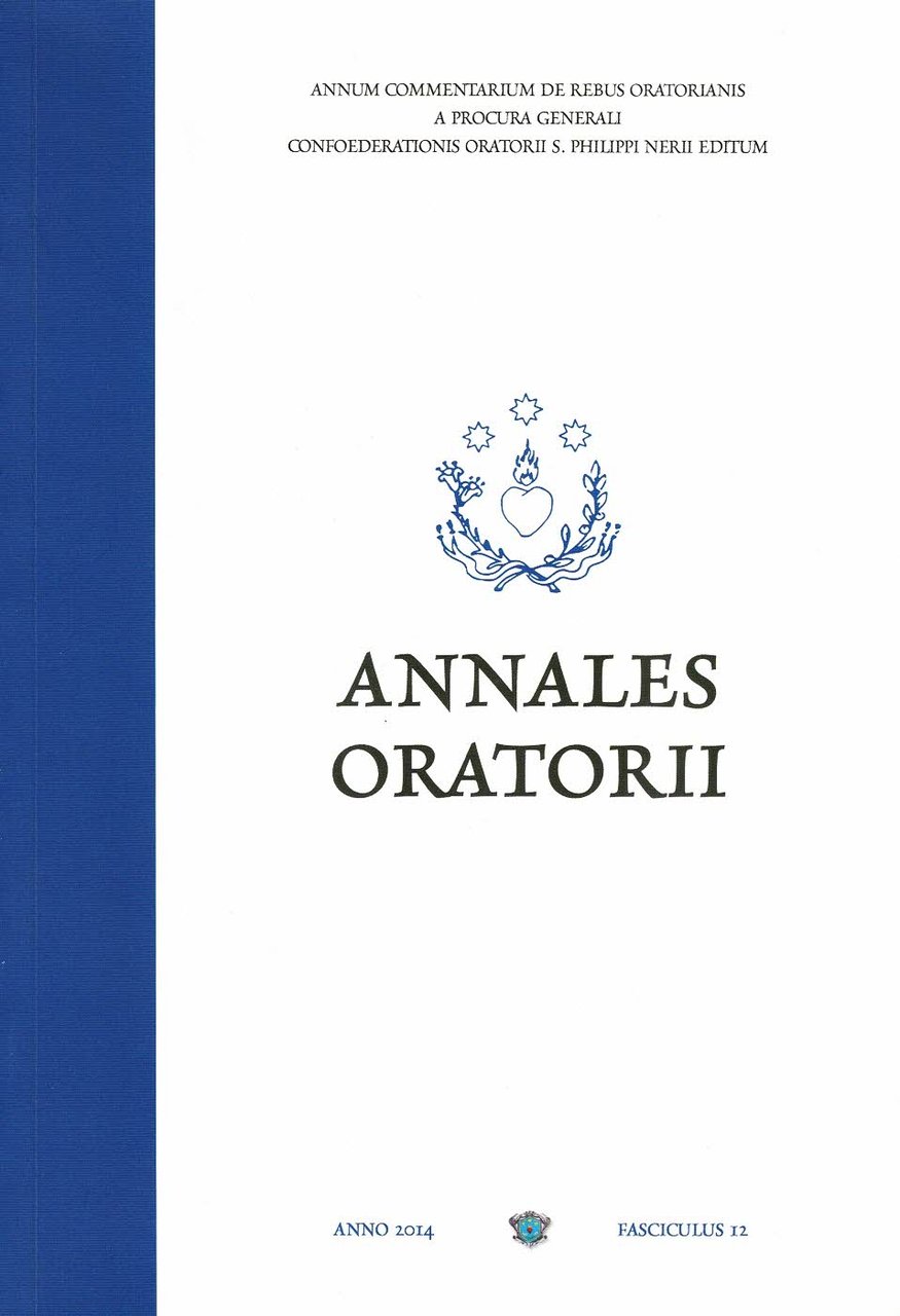 Annales Oratorii Annuum Commentarium de rebus oratorianis a Procura Generali … | Immagine principale