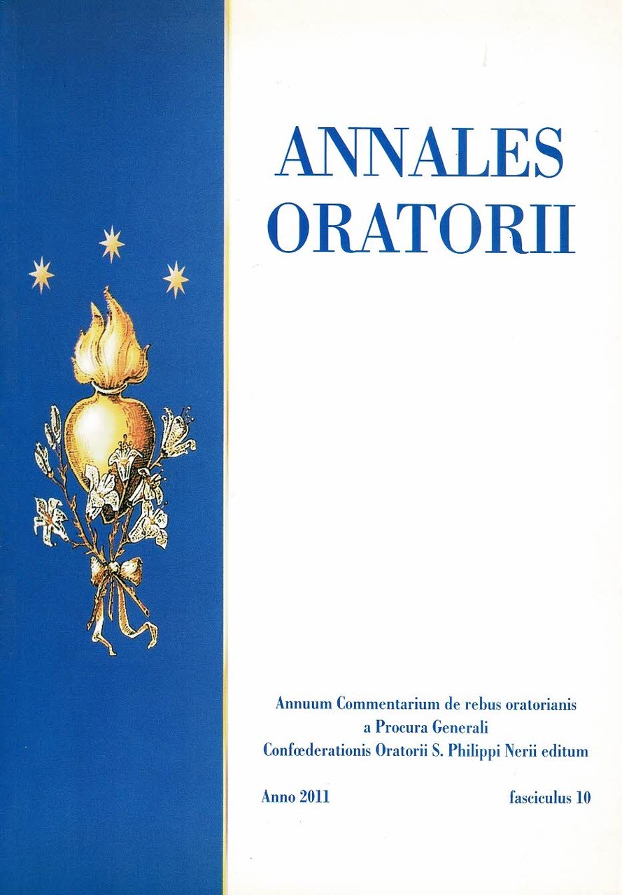 Annales Oratorii Annuum Commentarium de rebus oratorianis a Procura Generali … | Immagine principale
