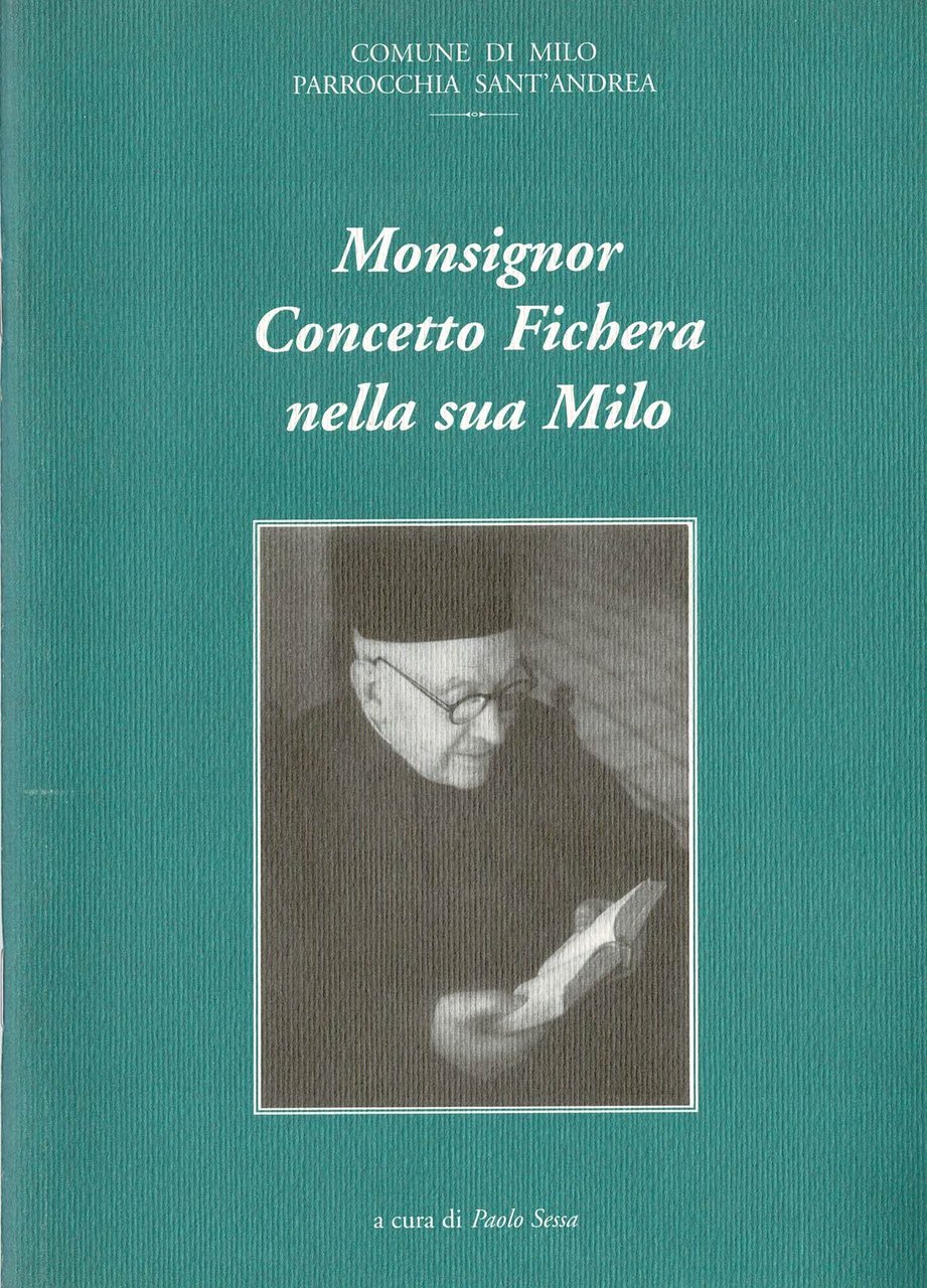 Monsignor Concetto Fichera nella sua Milo | Immagine principale