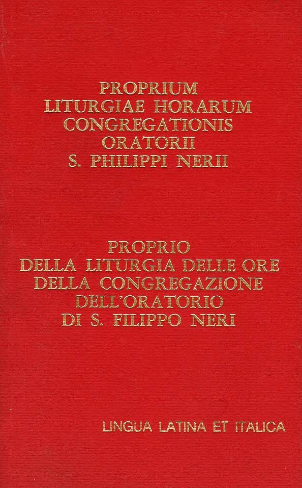 Proprium liturgiae horarium Congregationis Oratorii S. Philippi Nerii Proprio della … | Immagine principale