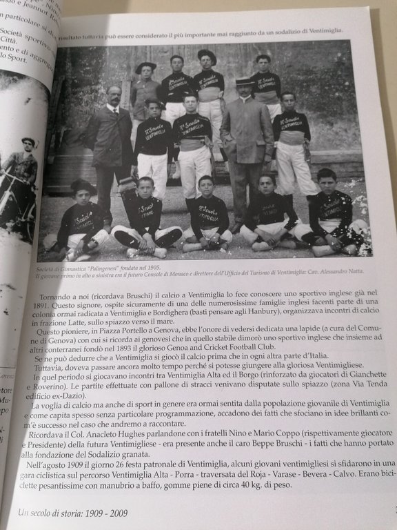 100 Anni Di Storia Della Nostra Ventimigliese Ventimiglia Calcio Libro …
