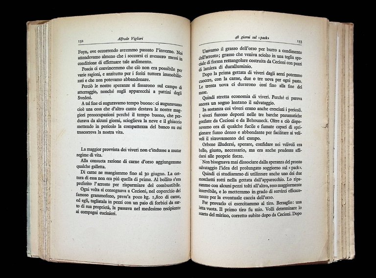 48 Giorni sul Pack Libro Alfredo Viglieri 1^ Edizione 1929 …
