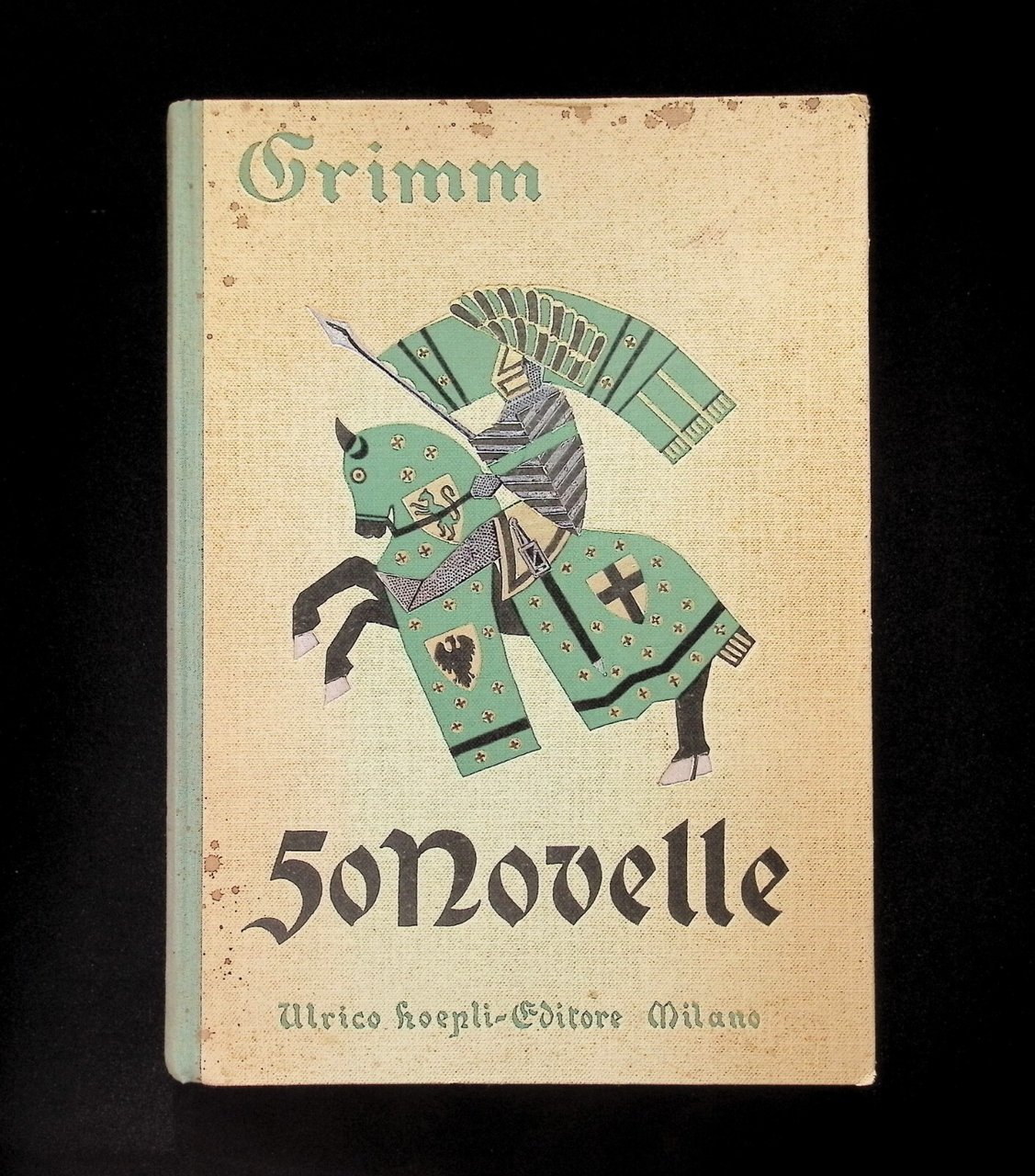 50 Novelle Grimm - Libro del 1944 Ulrico Hoepli Tavole …