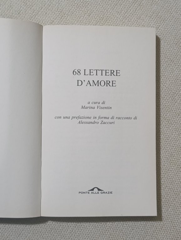 68 lettere d'amore