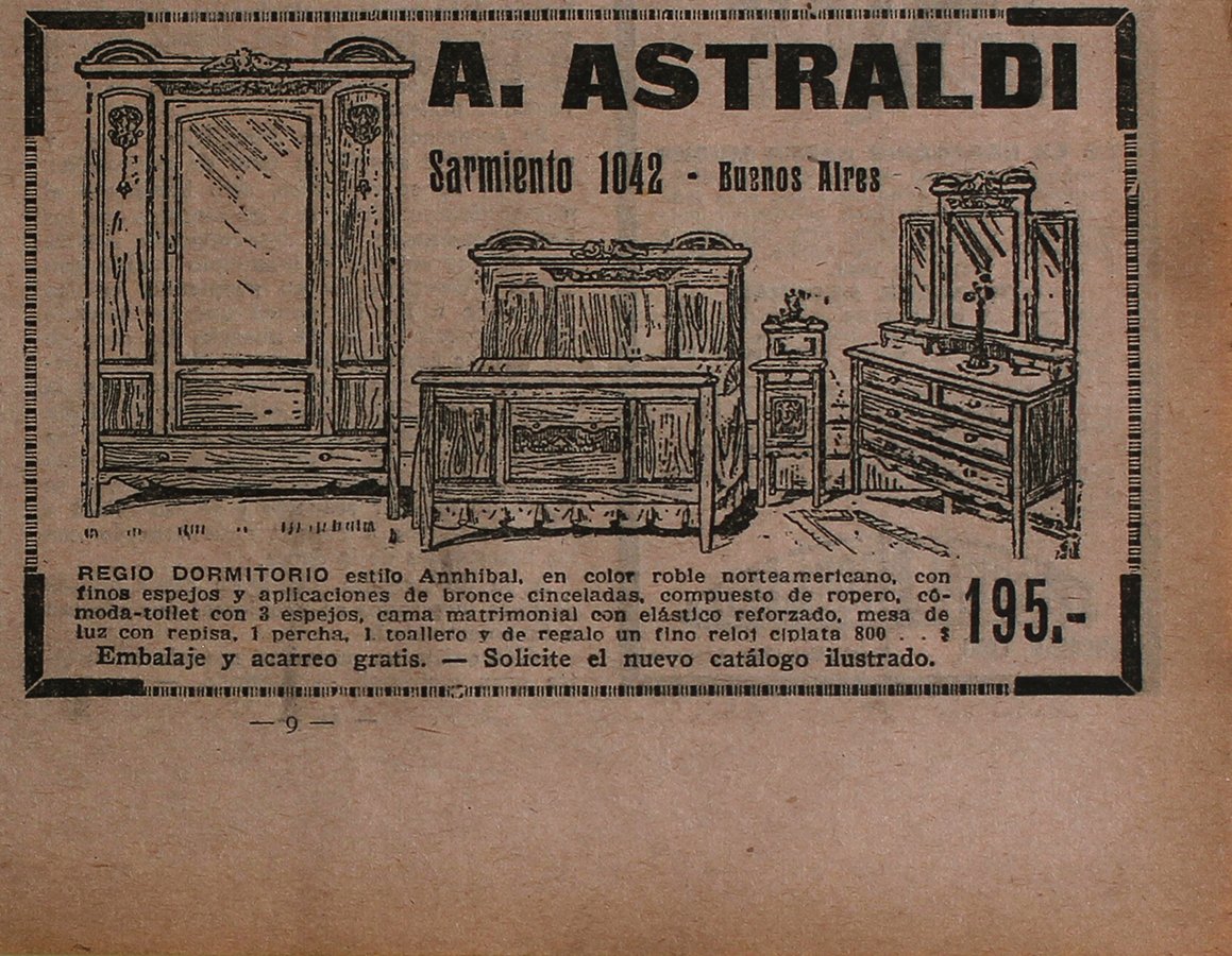 A. Astraldi muebles - Advertising 1922 | Immagine principale