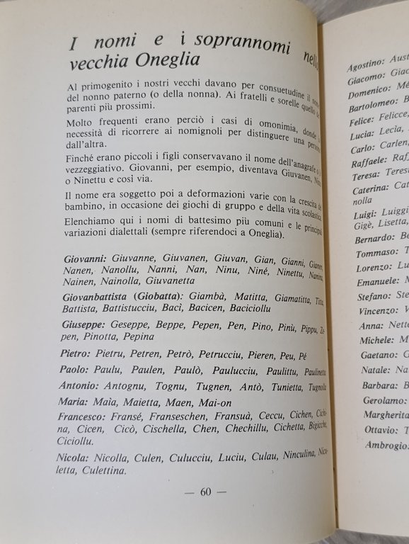 A cengia. Saggio di folclore ponentino