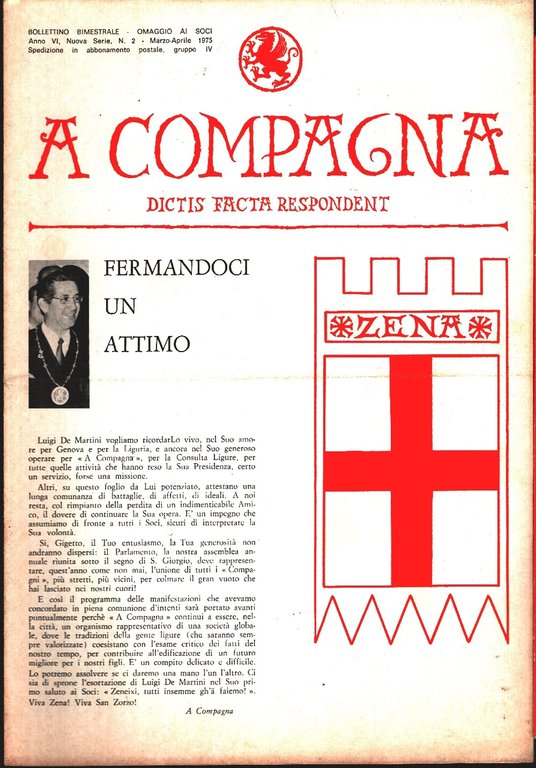 A Compagna. Rivista. n. 2 marzo-aprile 1975
