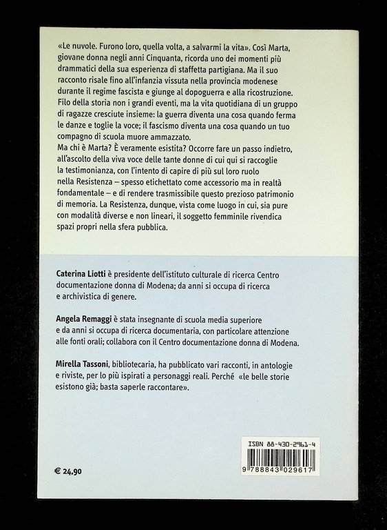 A Guardare Le Nuvole Partigiane Modenesi Libro Liotti Remaggi Carocci …