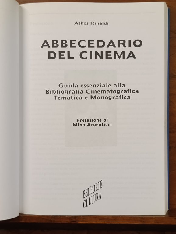 Abbecedario del cinema. Guida essenziale alla bibliografia cinematografica tematica e … | Immagine Gallery 7