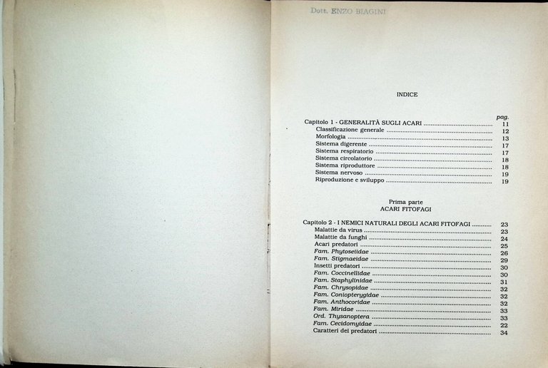 Acari di Interesse Agrario Libro Franco Laffi Clueb 1981