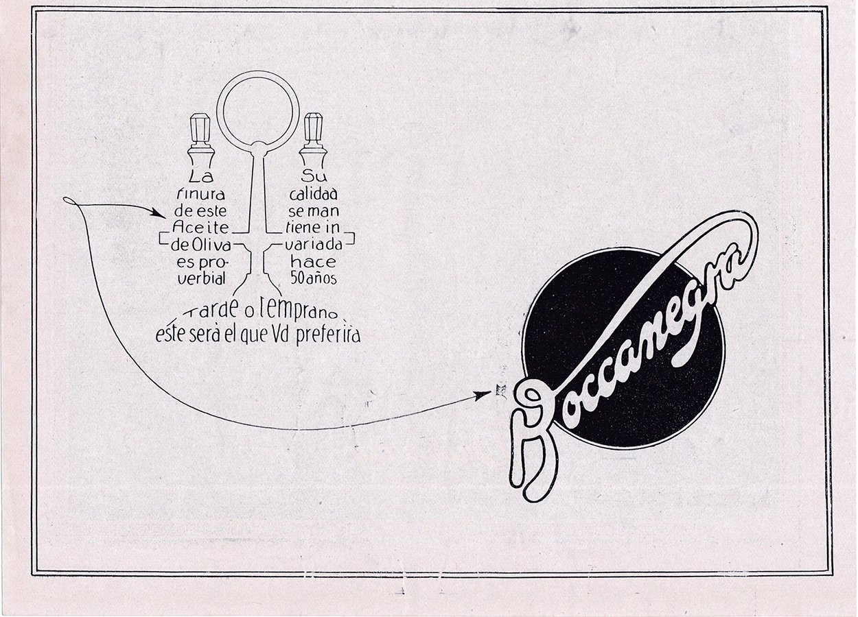 Aceite de oliva Boccanegra - Advertising 1922 | Immagine principale