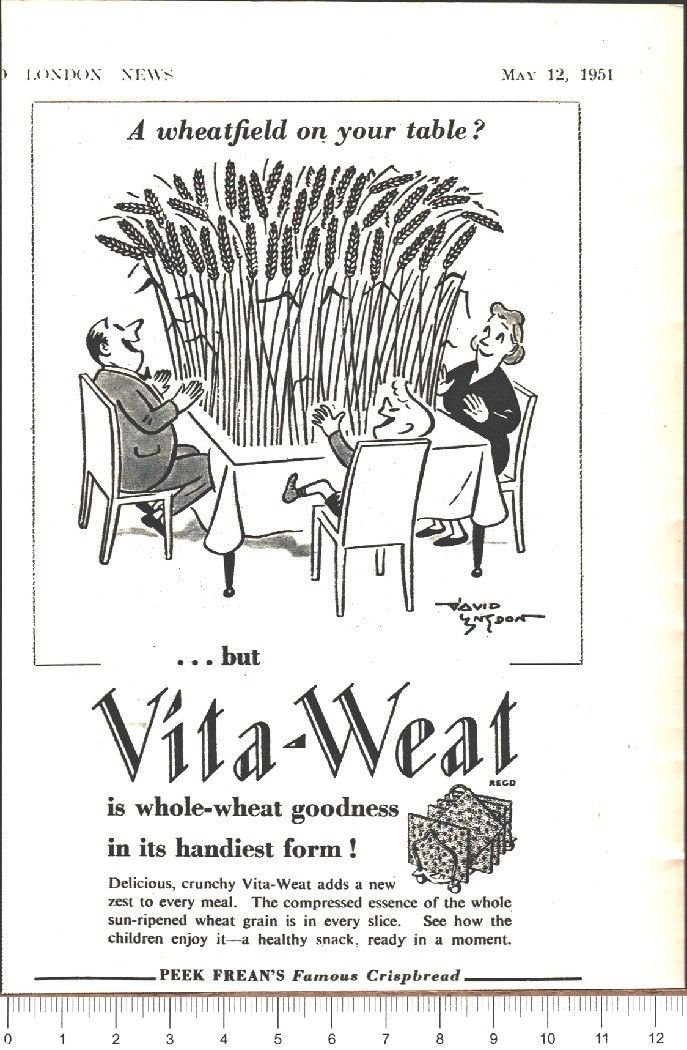 Advertising - Cracker Vita-Weat by Peek Frean's - Pubblicità 1951 | Immagine principale