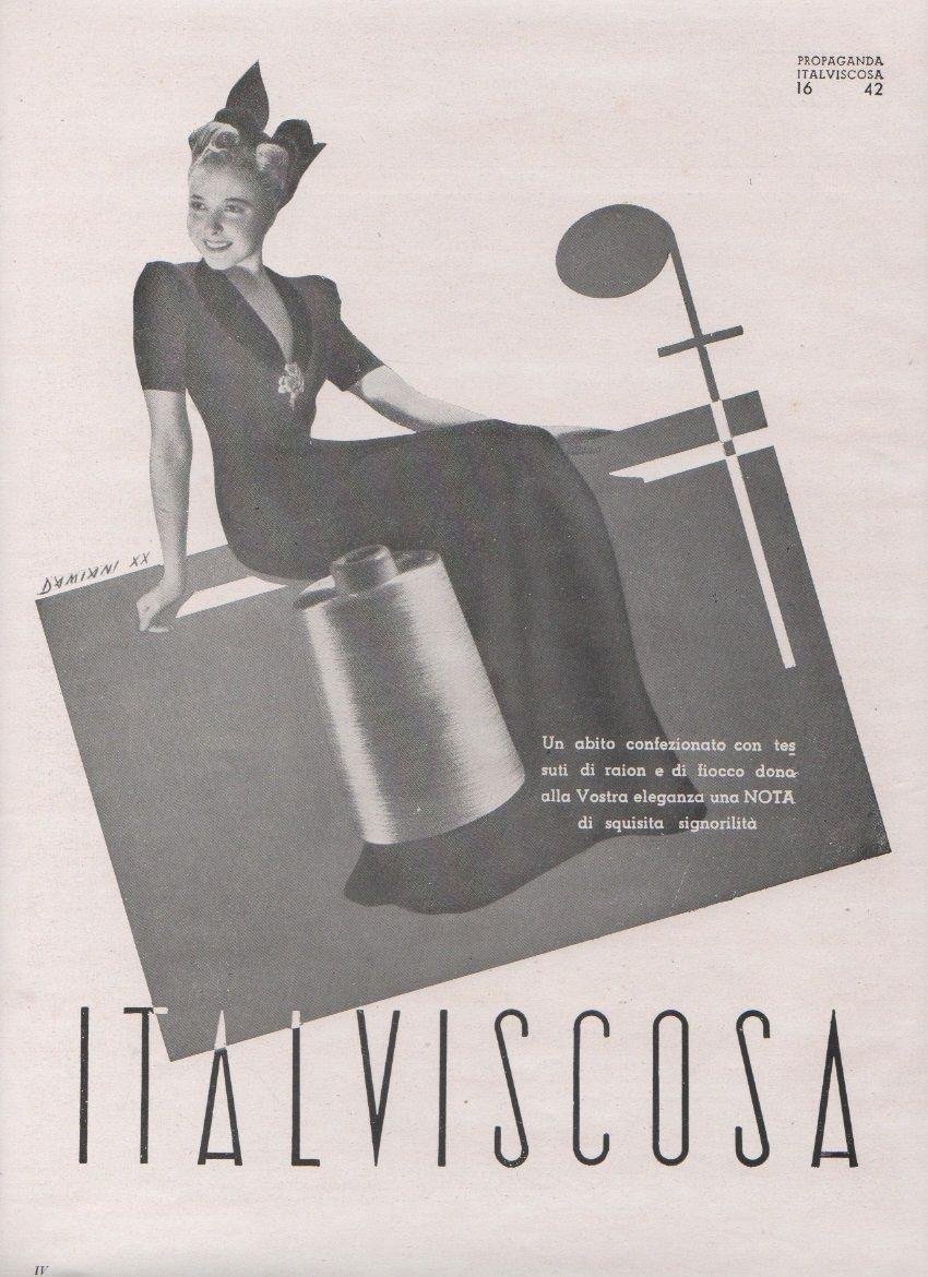 Advertising - Italviscosa - Pubblicità 1944 | Immagine principale