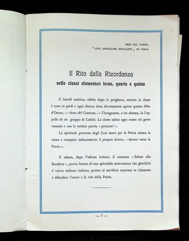 Albo d'onore dei cittadini sanremesi morti per la patria 1915-1918 …