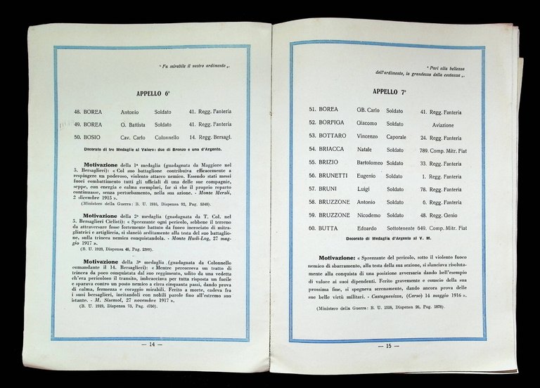 Albo d'onore dei cittadini sanremesi morti per la patria 1915-1918 …