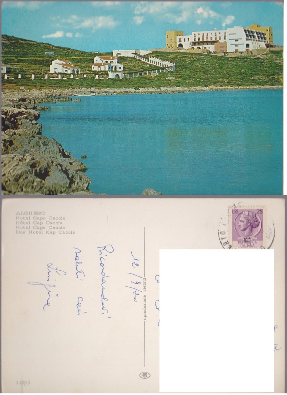 Alghero. Hotel Capo Caccia. Viaggiata 1970 | Immagine principale