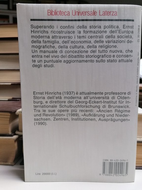Alle Origini Dell'Età Moderna Libro Hinrichs Laterza 1996 Nona Edizione …