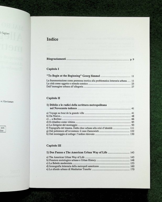 Allegorie Metropolitane - Metropoli Poetiche Moderniste, Libro Mauro Pala Cuec