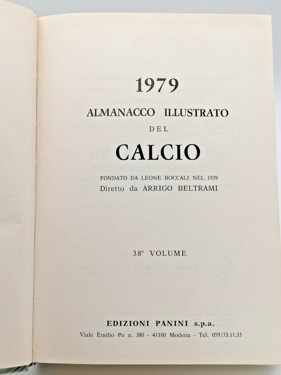 Almanacco Illustrato Del Calcio 1979 Libro Serie A B C …