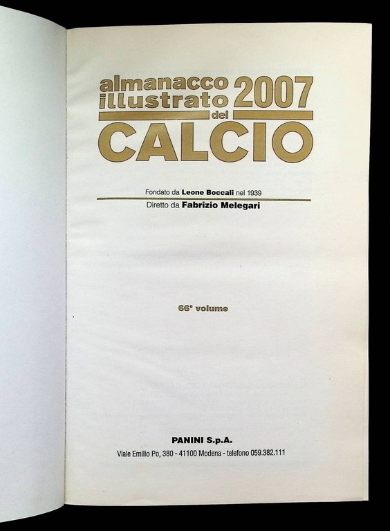 Almanacco Illustrato del Calcio 2007. Edizione speciale da collezionare | Immagine Gallery 8