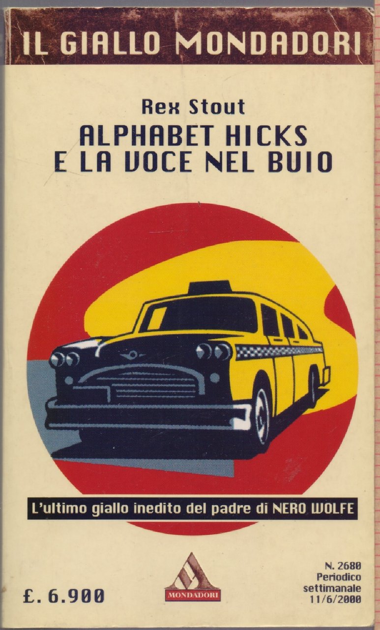 Alphabet Hicks e la voce nel buio - Rex Stout | Immagine principale
