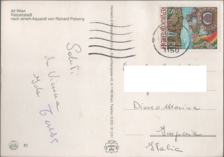 Alt Wien. Ratznstadt. Viaggiata 1990 | Immagine Gallery 2